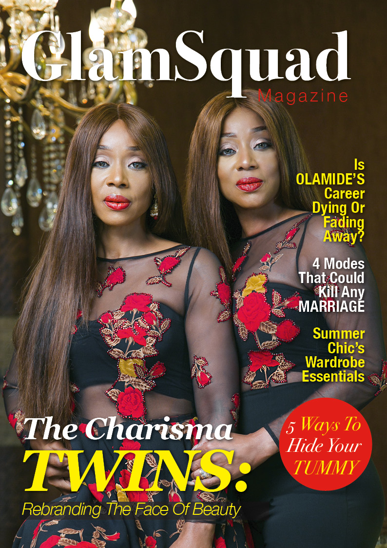 The Charisma Twins Muka Nwokedi & Princess Nina Agwuna Grace the latest issue of Glamsquad Magazine (1)