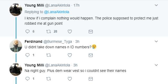 Twitter User shares Experience of how Nigerian Police Extorted Him