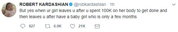 BellaNaija - Rob Kardashian makes Explicit Revelations about Blac Chyna