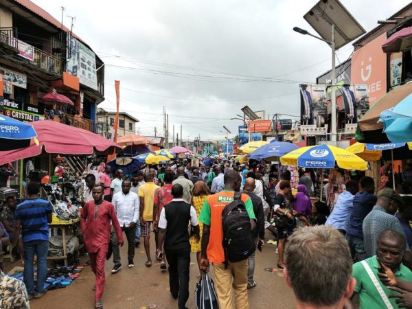 Google CEO in Nigeria, shares photo of Computer Village - BellaNaija