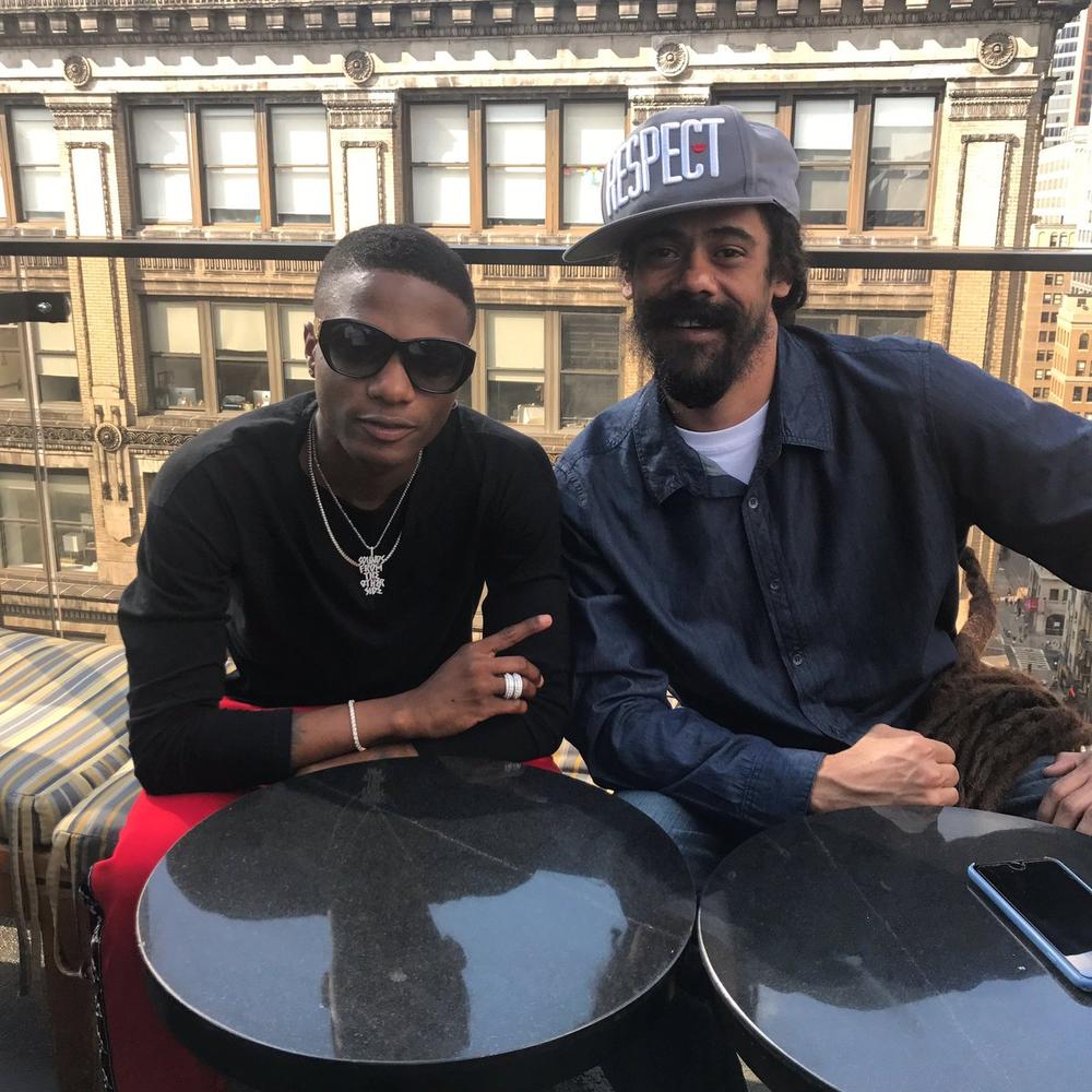 Wizkid working with Bob Marley's son Damian Marley