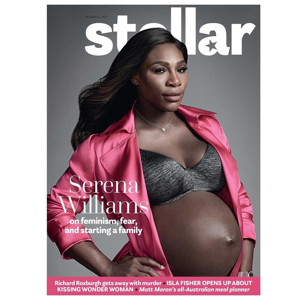 BellaNaija - Star Girl! Serena Williams covers Stellar Magazine's Latest Issue