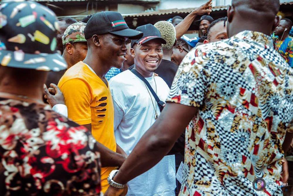 BellaNaija - One time for the Hood! Olamide shoots Video for New Single "Wo" in Bariga | Photos + Video