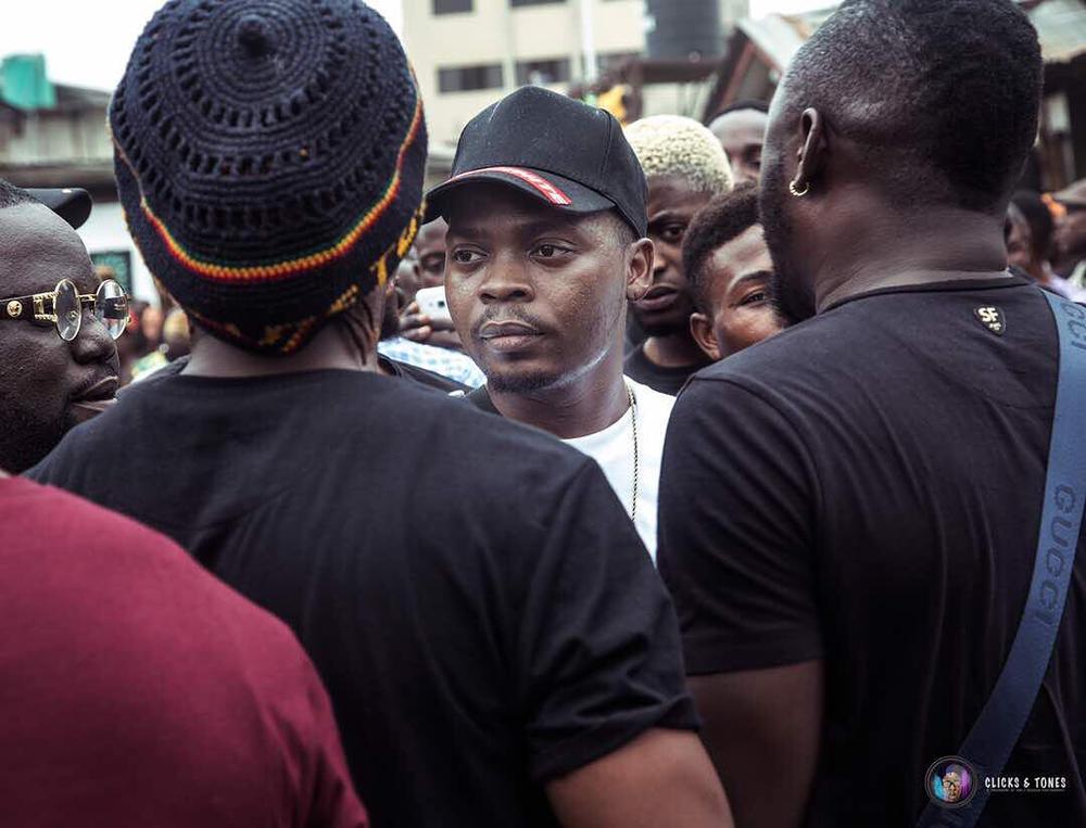 BellaNaija - One time for the Hood! Olamide shoots Video for New Single "Wo" in Bariga | Photos + Video