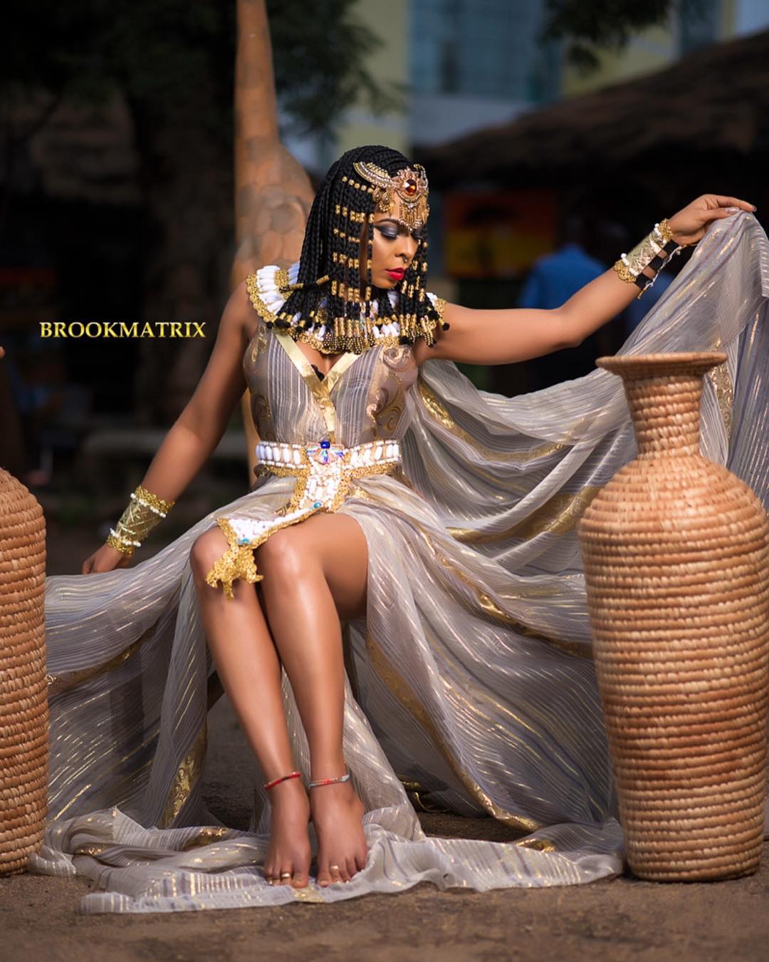 BellaNaija - Queen Cleopatra! TBoss unveils Alter Ego in New Photos