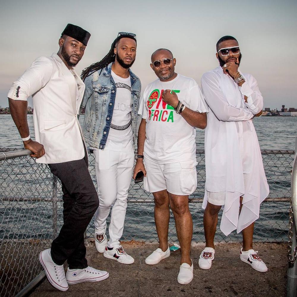 BellaNaija - Chief Obi, Masterkraft, Swanky Jerry... Photos from Flavour's All-White Cruise/Album Listening Party