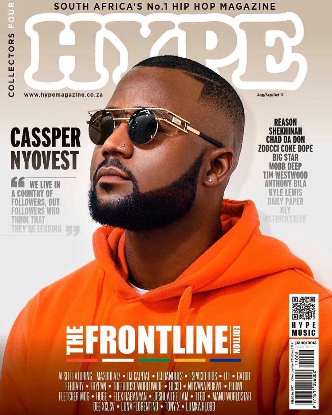 BellaNaija - Cassper Nyovest covers The Frontline Edition of Hype Magazine