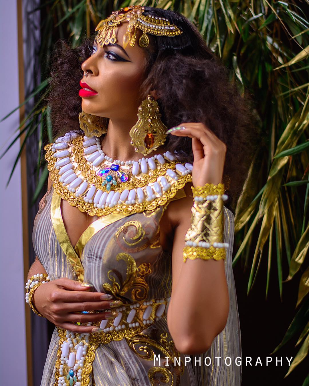 BellaNaija - Queen Cleopatra! TBoss unveils Alter Ego in New Photos