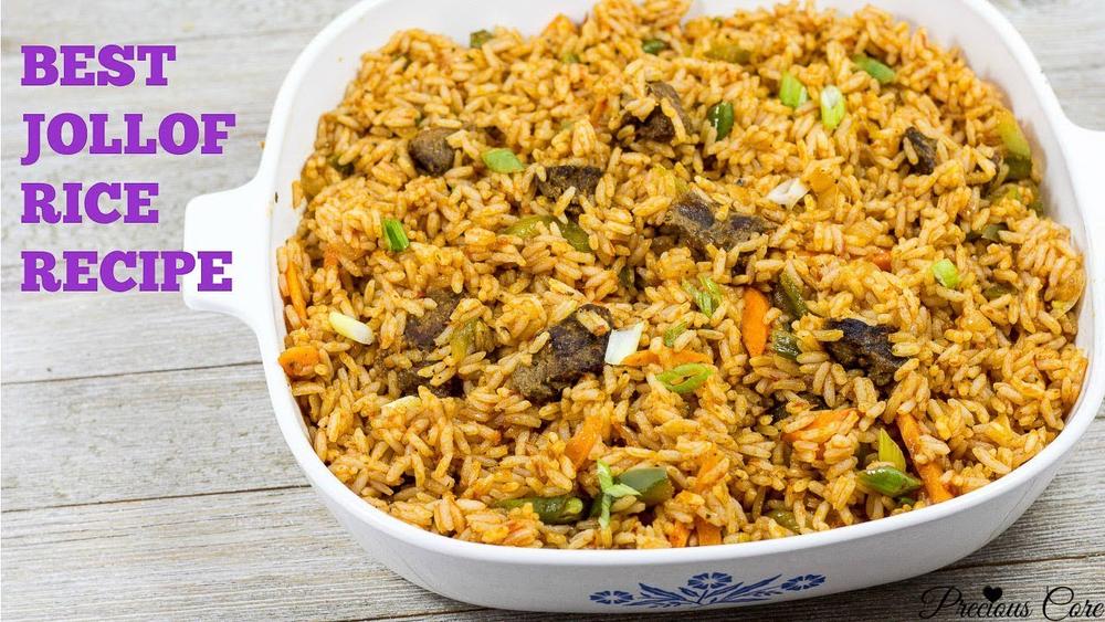Cameroonian Jollof Rice Recipe by Precious Kitchen