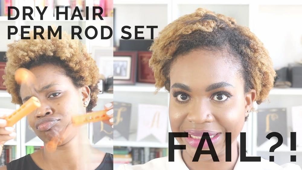 How to Get A Perm Rod Set on Dry Natural Hair by Klassy Kinks How to Get A Perm Rod Set on Dry Natural Hair by Klassy Kinks