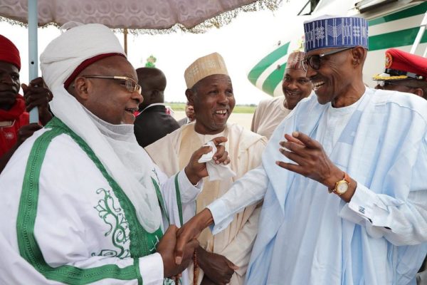 President Buhari arrives Daura for Eid-el-Kabir celebration