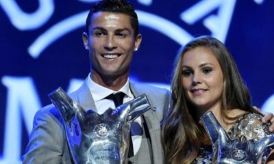 UEFA Player of the Year: Cristiano Ronaldo and Lieke Martens win awards