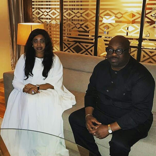 Image result for dele momodu and olori wuraola