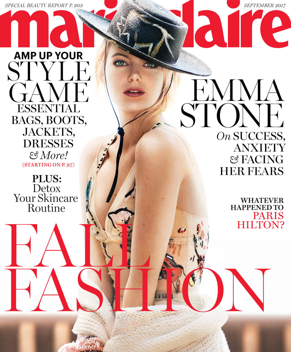 Emma Stone covers Marie Claire Magazine September Issue (1)