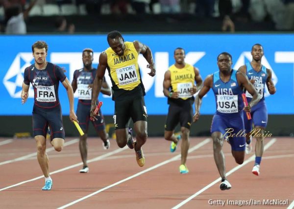 Great Britain wins 4X100 relay Gold as Usain Bolt pulled up injured in final career race