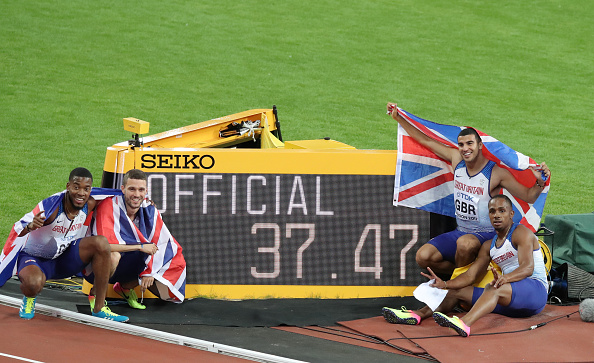 Great Britain wins 4X100 relay Gold as Usain Bolt pulled up injured in final career race