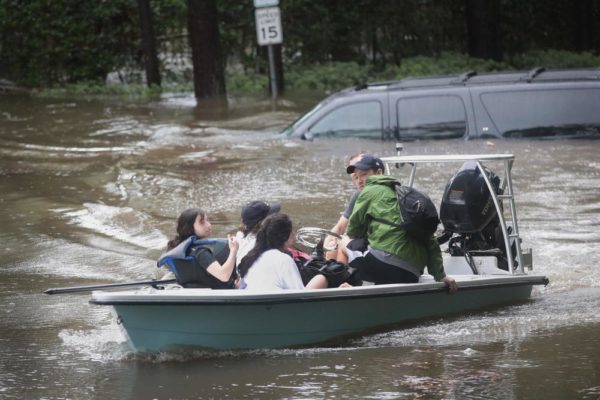 Houston hit by Massive Flood in the wake of Hurricane Harvey - BellaNaija