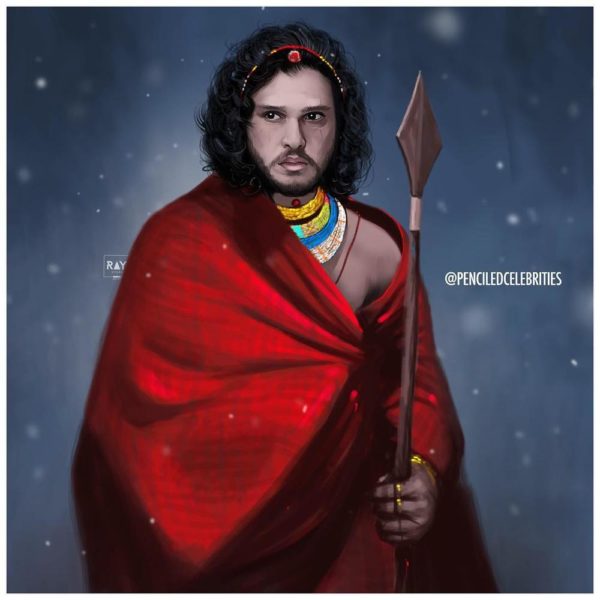 These Game of Thrones Characters dressed as Maasai Warriors are our Favorite Things Today - BellaNaija