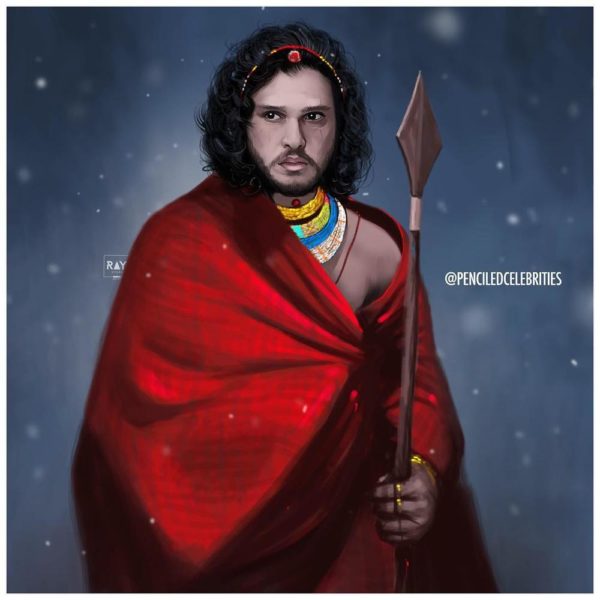 These Game of Thrones Characters dressed as Maasai Warriors are our Favorite Things Today - BellaNaija