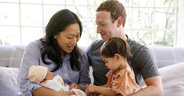 Mark Zuckerberg and wife announce the birth of their second daughter