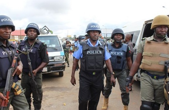 Police Officers shoot in the Air as they Protest Non Payment of Allowances | BellaNaija