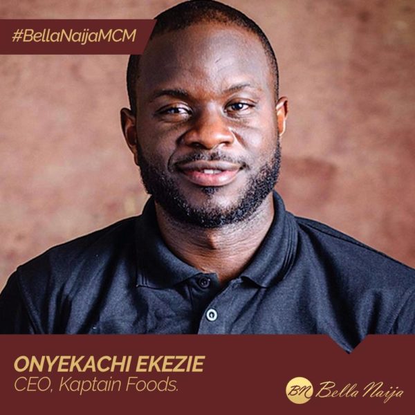 #BellaNaijaMCM Onyekachi 'Kachi' Ekezie is meeting an Important need with Kaptain Foods