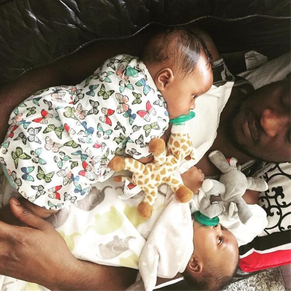 BN Living Sweet Spot: Paul Okoye dozes off on Daddy Duty - BellaNaija