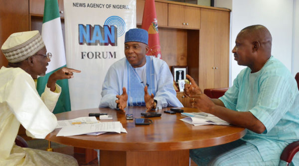 "I have had a personal experience with Magu where he stood up for what is right" - Saraki "I have had a personal experience with Magu where he stood up for what is right" - Saraki