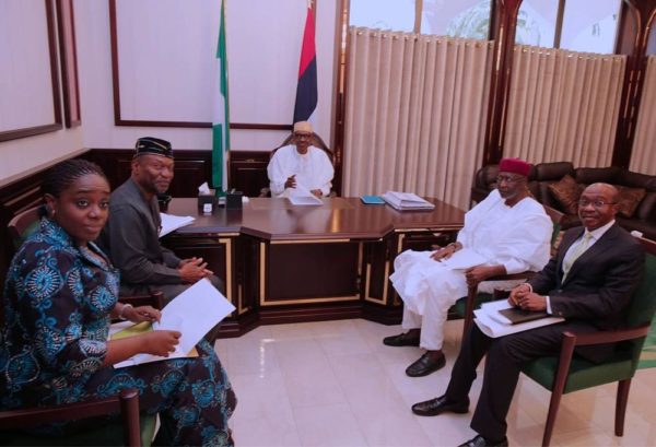 President Muhammadu Buhari meets with Finance Team - BellaNaija