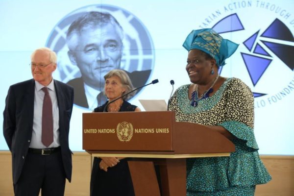 UN awards Nigeria's Rebecca Dali in Geneva for promoting the re-integration of Boko Haram victims