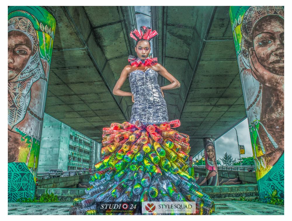 Studio 24 and Style Squad present Fashion Editorial using Water Bottles and Sachets (6)