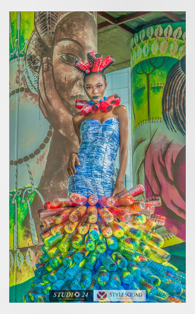 Studio 24 and Style Squad present Fashion Editorial using Water Bottles and Sachets (6)