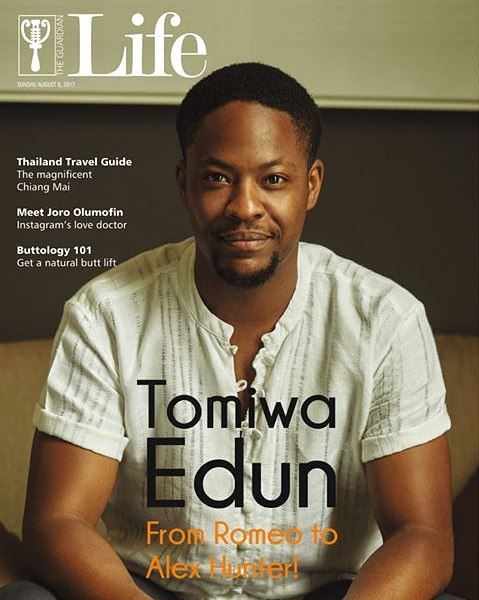 From Romeo to Alex Hunter! Tomiwa Edun covers Guardian Life Magazine's Latest Issue - BellaNaija