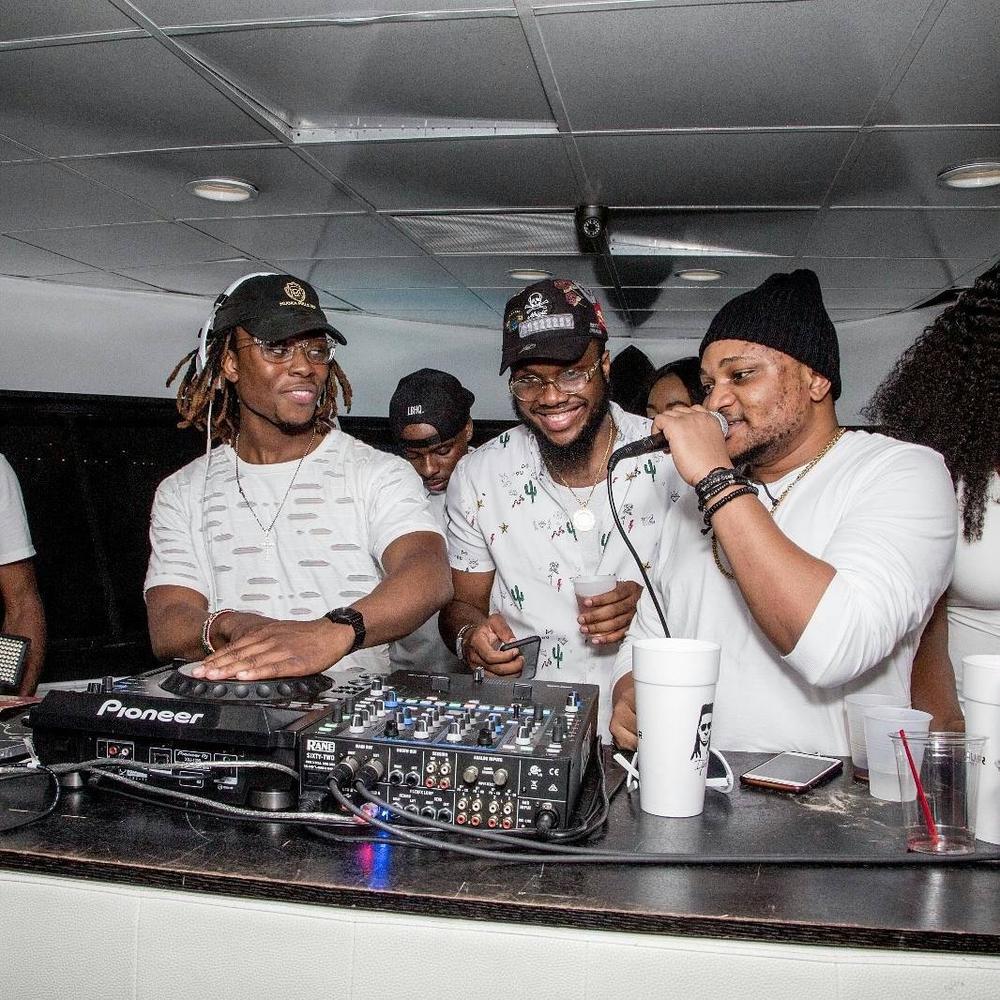 BellaNaija - Chief Obi, Masterkraft, Swanky Jerry... Photos from Flavour's All-White Cruise/Album Listening Party