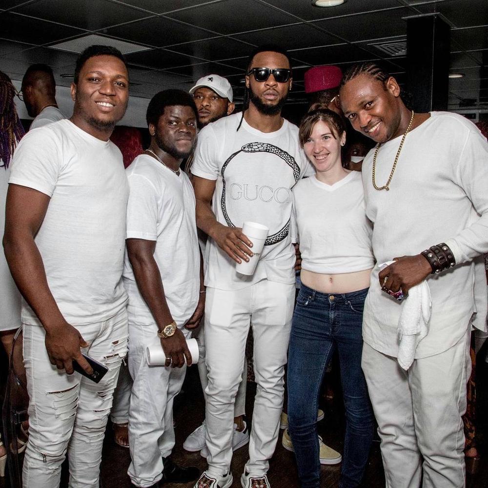 BellaNaija - Chief Obi, Masterkraft, Swanky Jerry... Photos from Flavour's All-White Cruise/Album Listening Party