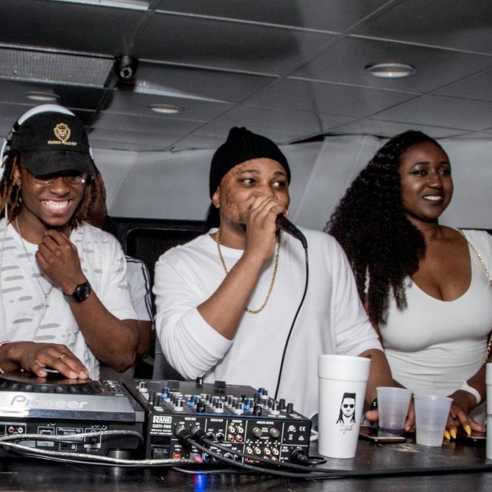 BellaNaija - Chief Obi, Masterkraft, Swanky Jerry... Photos from Flavour's All-White Cruise/Album Listening Party