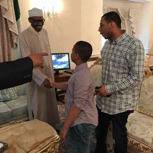 President Buhari receives OPEC Secretary-General Sanusi Barkindo in London - BellaNaija