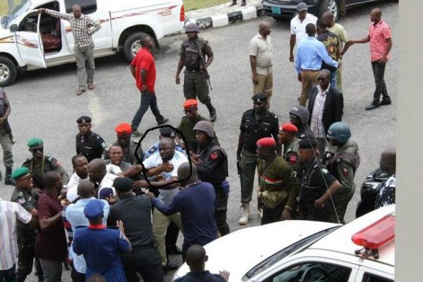 Hoodlums invade Kogi House of Assembly, beat up Lawmakers - BellaNaija