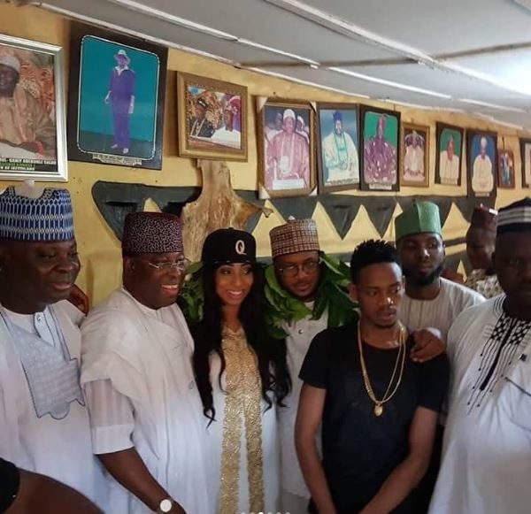 Quilox Boss Shina Peller conferred with Title in Iseyin - BellaNaija