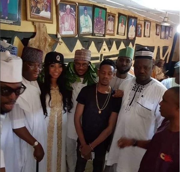 Quilox Boss Shina Peller conferred with Title in Iseyin - BellaNaija