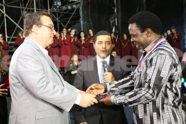 Paraguayan Government presents TB Joshua with Order of Merit - BellaNaija