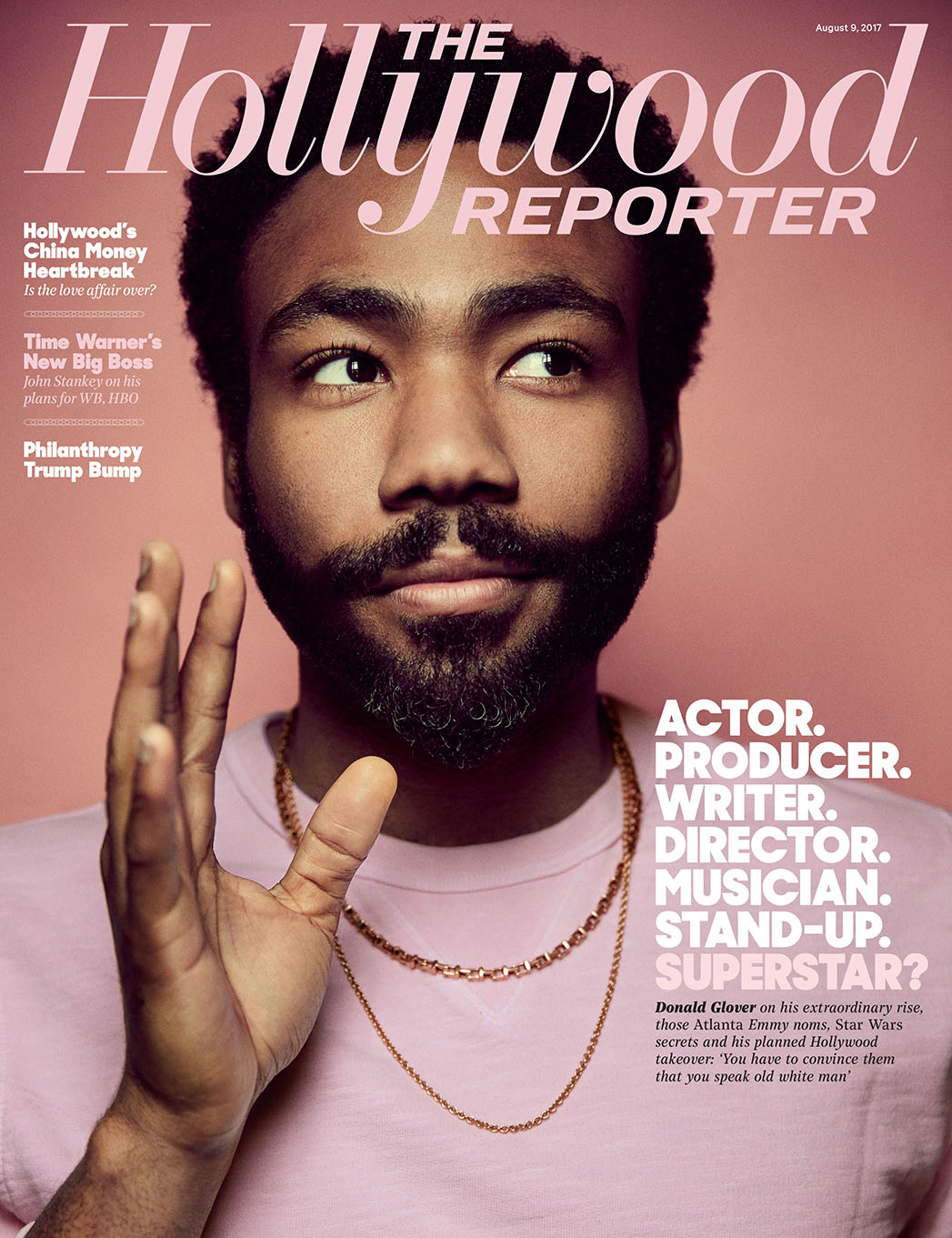 BellaNaija - Donald Glover covers August Edition of The Hollywood Reporter