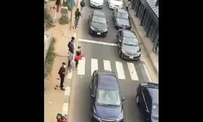 BellaNaija - Honk or Watch? These Guys stopped Traffic to Record their #WoChallenge