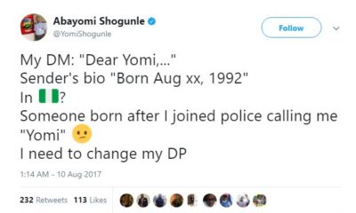 BellaNaija - A Case of Respect? This ACP Yomi Shogunle's Tweet is trending on Twitter