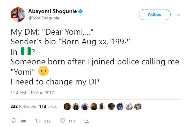 BellaNaija - A Case of Respect? This ACP Yomi Shogunle's Tweet is trending on Twitter