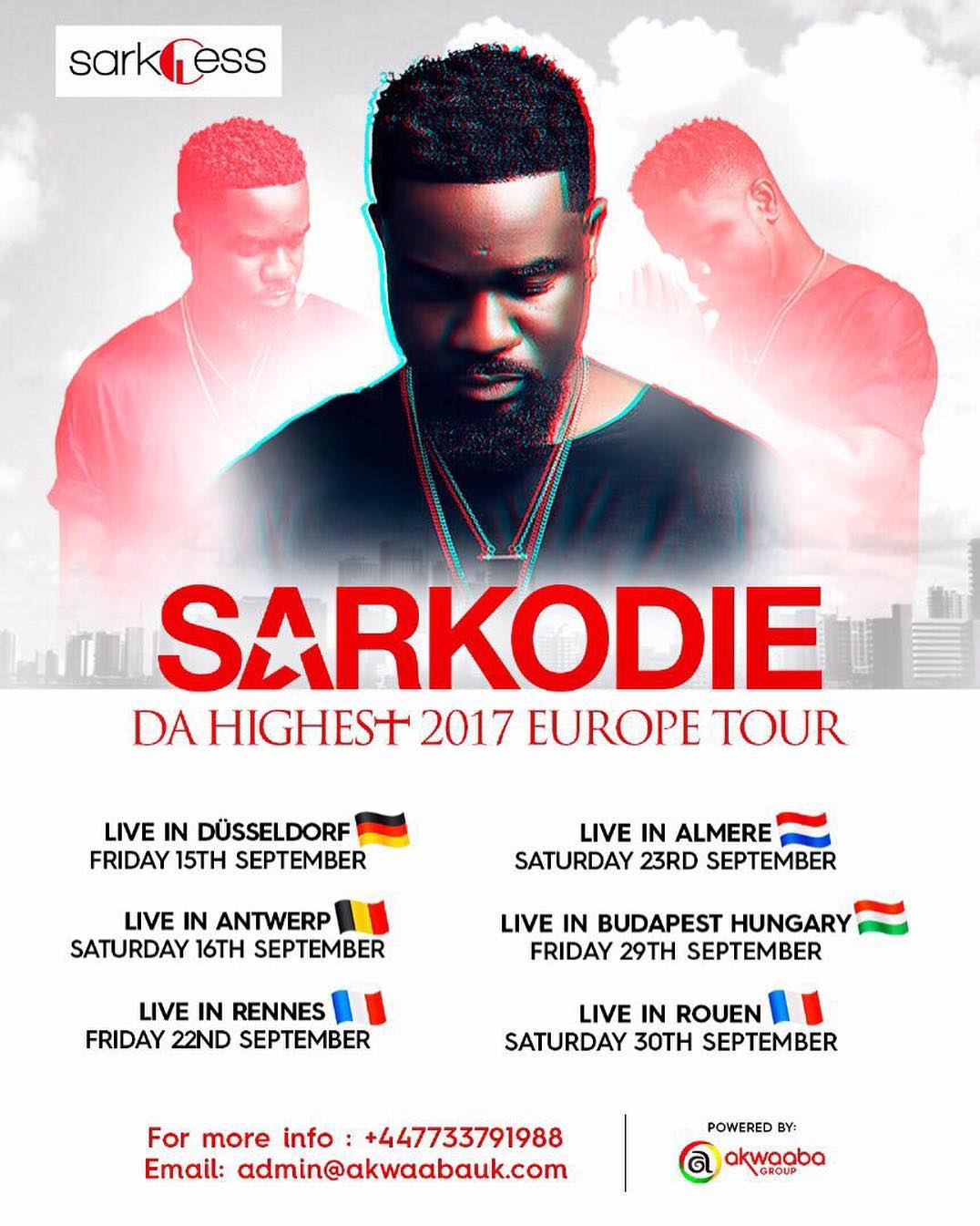 BellaNaija - Sarkodie announces Europe Tour for New Album "Highest"