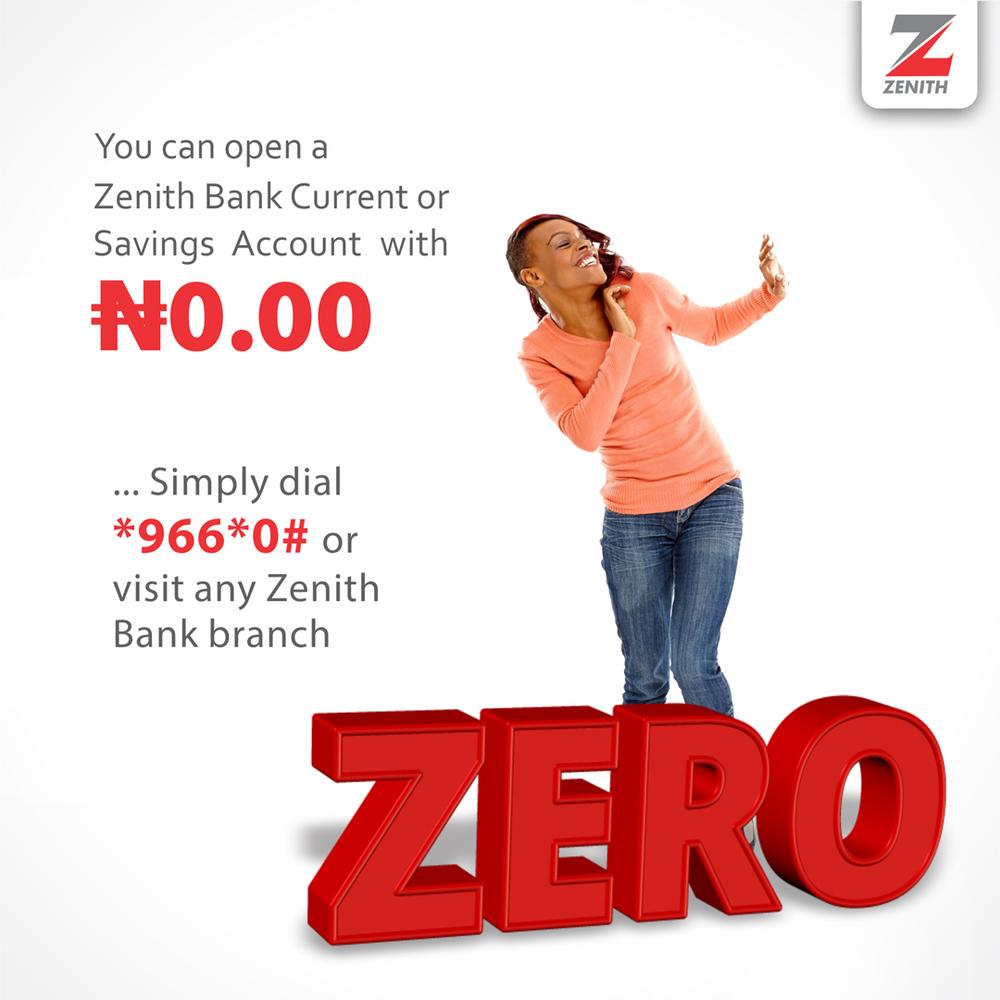 Zenith Bank Upgrades its *966*0# Account Opening USSD Service