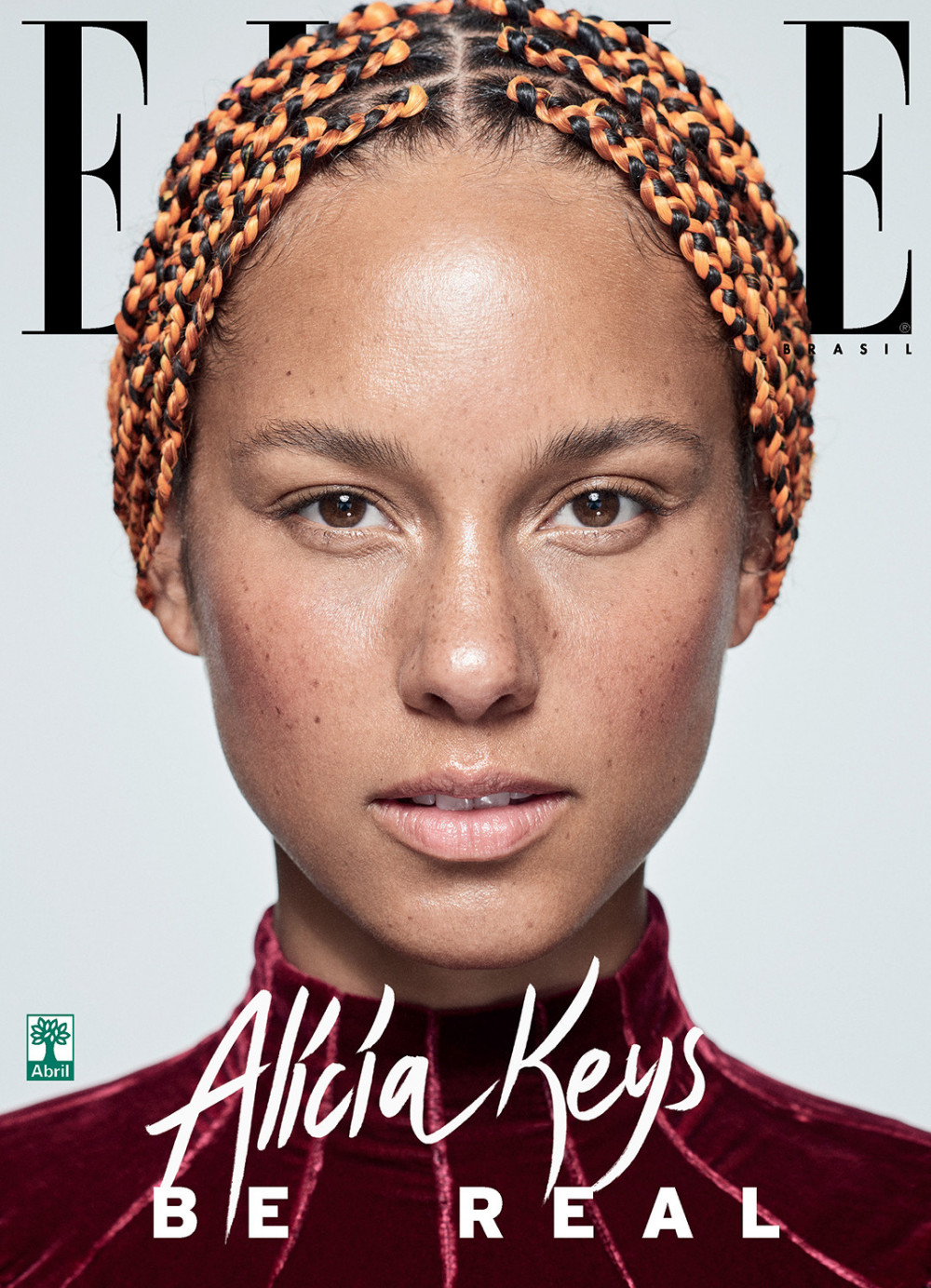 Be Yourself! Alicia Keys is Gorgeous and Bare-Faced for Elle