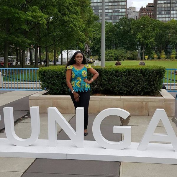 #BBNaija's Bisola at UN General Assembly, attends Bill & Melinda Gates' Goalkeepers Event - BellaNaija