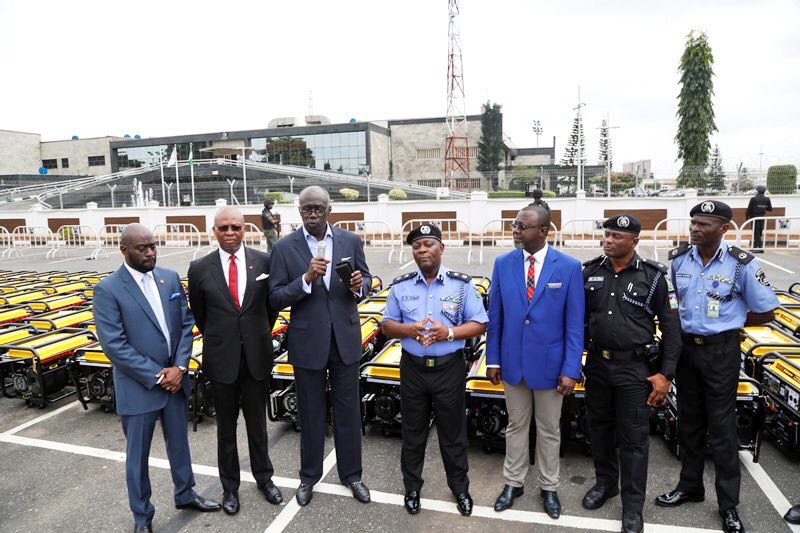 BellaNaija - Governor Ambode donates 120 5KVA Generators to Police in Lagos State